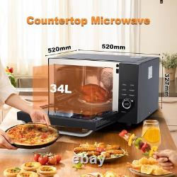 1000W Combination Microwave Oven and 34L With Grill 2400W, Convection Oven 2400W