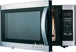 1100W 42L Large Capacity Microwave oven with Grill Easy Clean Grey Cavity