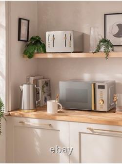 17L Digital Microwave 700W 8 Menus Child Lock Defrost 27cm Plate