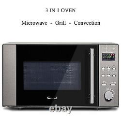 20L 3-IN-1 Microwave Grill Convection Oven Combination Cook Stainless Steel 800W