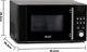 20l 3-in-1 Combination Microwave Oven With Convection And Grill Digital Timer