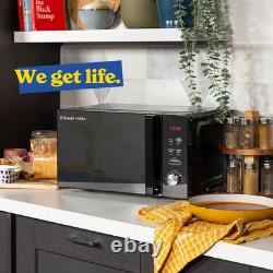 20L 800W Digital Solo Microwave with 5 Power Levels Auto Defrost Easy Clean