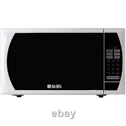 20L 800W White Countertop Freestanding Microwave Touch Control Defrost Function