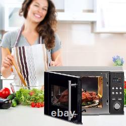 20L Digital 3-in-1 Countertop Convection Microwave with Grill 800W 9 Auto Menus