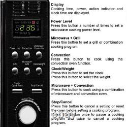 20L Microwave Oven Combination With Grill Convection Microwaves 800W Safety Lock