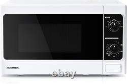 20 Liter 800W Manual Control Solo Small Microwave, Compact with 5 Power Level