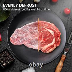 20 Liter 800W Manual Control Solo Small Microwave, Compact with 5 Power Levels