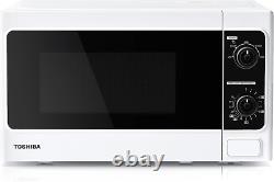 20 Liter 800W Manual Control Solo Small Microwave, Compact with 5 Power Levels
