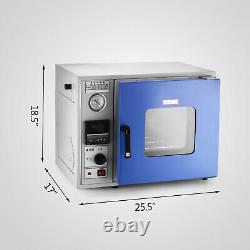 23L Vacuum Drying Oven 0.9Cu 480°F Lab Vacuum Air Convection Laboratory