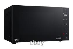 25L 1000W NeoChefT Microwave Oven with Grill and Touch Control Panel, Black