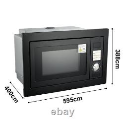 25L Integrated Built-in Microwave Oven 900W with Grill 5 Power levels Easy Clean
