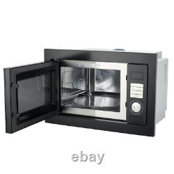 25L Integrated Built-in Microwave Oven 900W with Grill 5 Power levels Easy Clean