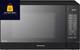 32l 1000w Microwave Oven Black Stainless Steel Large Capacity Timer Defrost