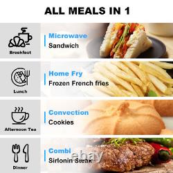 34L Drop-down Door Microwave Oven Touch control Convection and Grill
