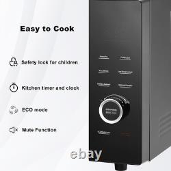 34L Microwave Oven 1000W Touch control Convection and Grill Easy Clean Black