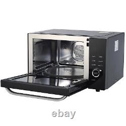 34L Microwave Oven Countertop Pull Open Door Convection Grill Defrost Function