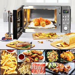 3 In 1 Combination Microwave Oven Stainless Steel Convection Oven Grill 800W 20L
