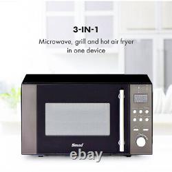 3-in-1 Combination Microwave Oven Convection Grill Air Fryer Fast Cooking 20L