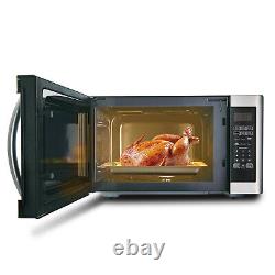42L Large Microwave Oven Grill Grey Cavity 11 Optional Microwave Power Levels