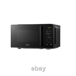 700W 20L Black Countertop Microwave 11 Power Levels Auto Defrost Digital Control