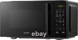 700W 20L Black Countertop Microwave 11 Power Levels Auto Defrost Digital Control