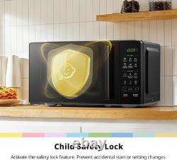 700W 20L Black Countertop Microwave 11 Power Levels Auto Defrost Digital Control 700W 20L Black Countertop Microwave 11 Power Levels Auto Defrost Digital Control