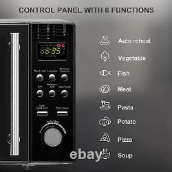 800W 20L Digital Combination Microwave with Grill Convection Fry Crispy Grill