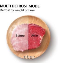 800W 23L Microwave Oven Digital Display Auto Defrost Express Cook Black