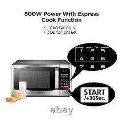 800w 23L Microwave Oven with Digital Display, Auto Defrost, One-Touch