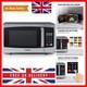 800w 23l Microwave Oven With Digital Display, Auto Defrost, One-touch Express