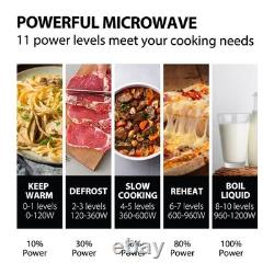800w 23L Microwave Oven with Digital Display Auto Defrost One Touch Express Cook