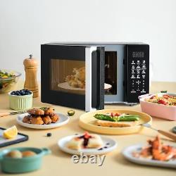 900W 25L Countertop Microwave Oven Digital Display Easy Clean 11 Power Levels