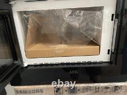 AEG 26L 900W Built-in Microwave Black & Stainless Steel MBE2658SEM