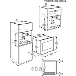 AEG 3000 Series Built-In 700W Microwave Stainless Steel MSE1717SM