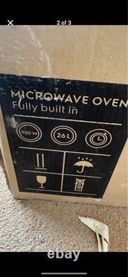 AEG Built In Microwave 26 Litres, Black 900w Serial Number-20600023- Brand New