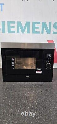 AEG Built In Microwave With Grill Black MBE2658DEM