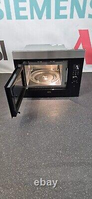 AEG Built In Microwave With Grill Black MBE2658DEM