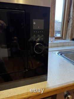 AEG Integrated Microwave Oven 26L Black Glass, Stainless Steel