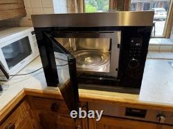 AEG Integrated Microwave Oven 26L Black Glass, Stainless Steel