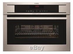 AEG KM8403101M Built in Combination 1000W Microwave Oven Grill Stainless Steel