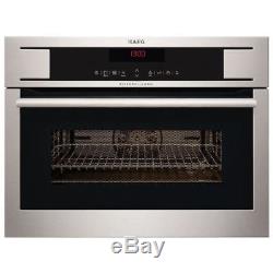 AEG KM8403101M COMPETENCE 60cm Electric Built-in in Stainless Steel Microwave