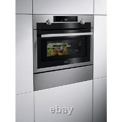 AEG KME525800M 1000W Built-in Microwave & Grill -Antifingerprint Stainless Steel