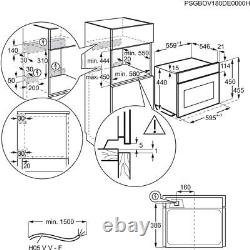 AEG KME525800M Integrated Microwave and Grill in Stainless Steel GRADE A
