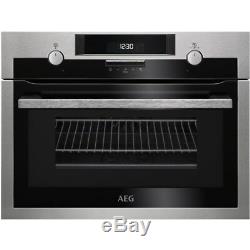 AEG KME561000M Combiquick Compact Built-in Oven Microwave Stainless Steel HA1934