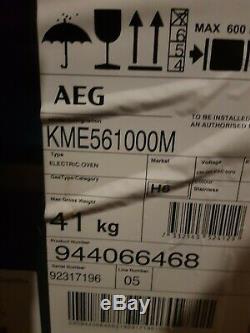 AEG KME561000M Electric Oven with Microwave Stainless Steel