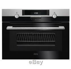 AEG KMK561000M Compact Microwave Combination Oven Stainless Steel HA2161