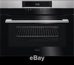 AEG KMK721000M Built In Solo Touch Control 1000w 46L Microwave & Compact Oven