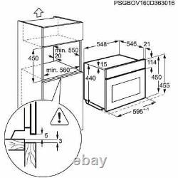 AEG KMK761000M Combination Microwave CombiQuick Built In Stainless Steel GRADED