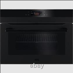 AEG KMK768080T Microwave Oven Compact Combination Built In Black