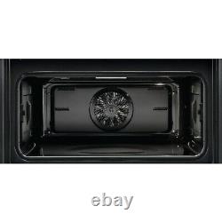 AEG KMK868000B 45cm Connected Black Combination Microwave Oven + 2 Year Warranty